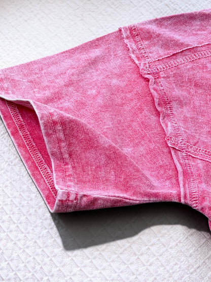 Frosted Halo Acid Wash Lounge Set