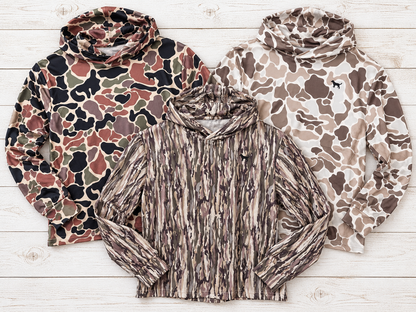 Youth Camo Soft Hoodie