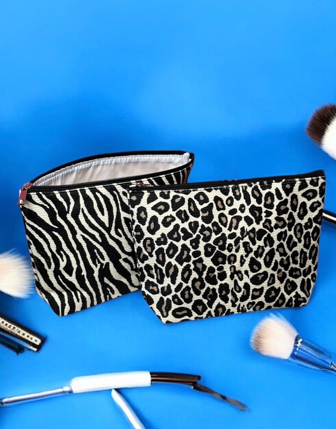 Safari Chic Travel Cosmetic Pouch