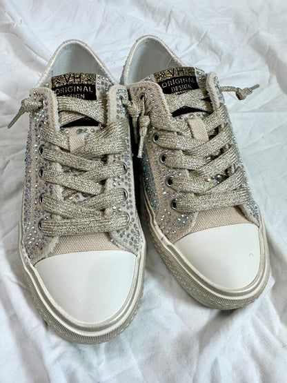 Lunden Lux Gold Rhinestone Vintage Havana Sneakers