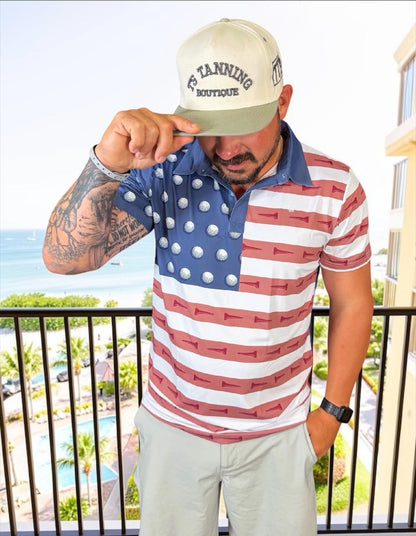Golf In America Polo Shirt