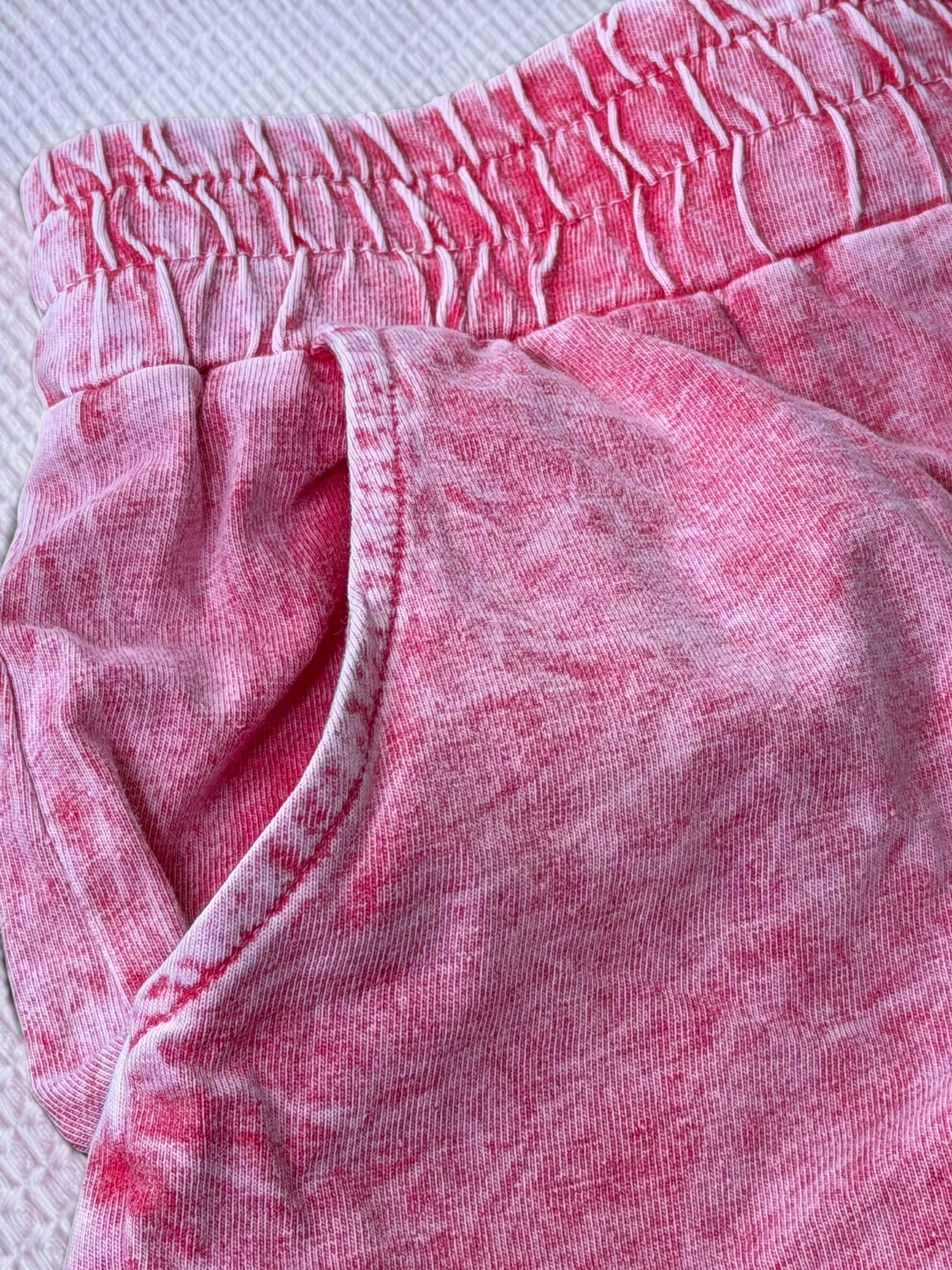 Frosted Halo Acid Wash Lounge Set