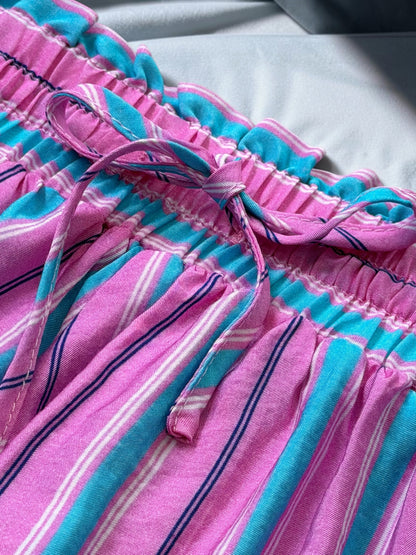 Sugar Striped Duo Shorts Set