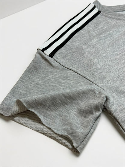 Raw Patch Oversized Tee Top