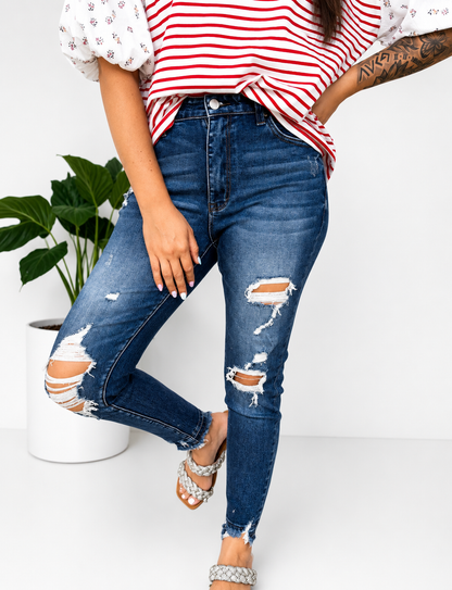 Peyton High Rise Skinny Jean