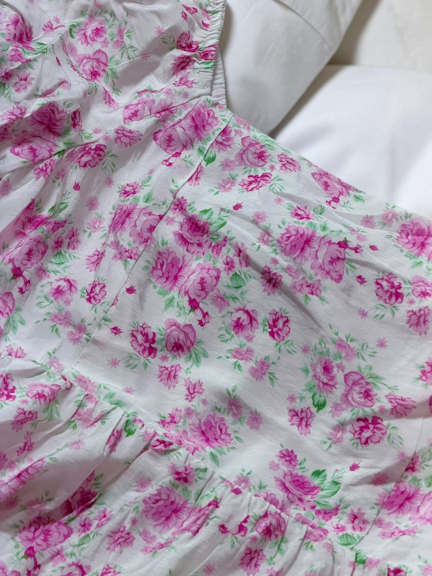Floral Daydream Square‑Neck Dress