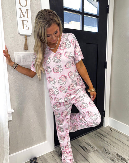 Sugarplum Santa Pant Pajama Set
