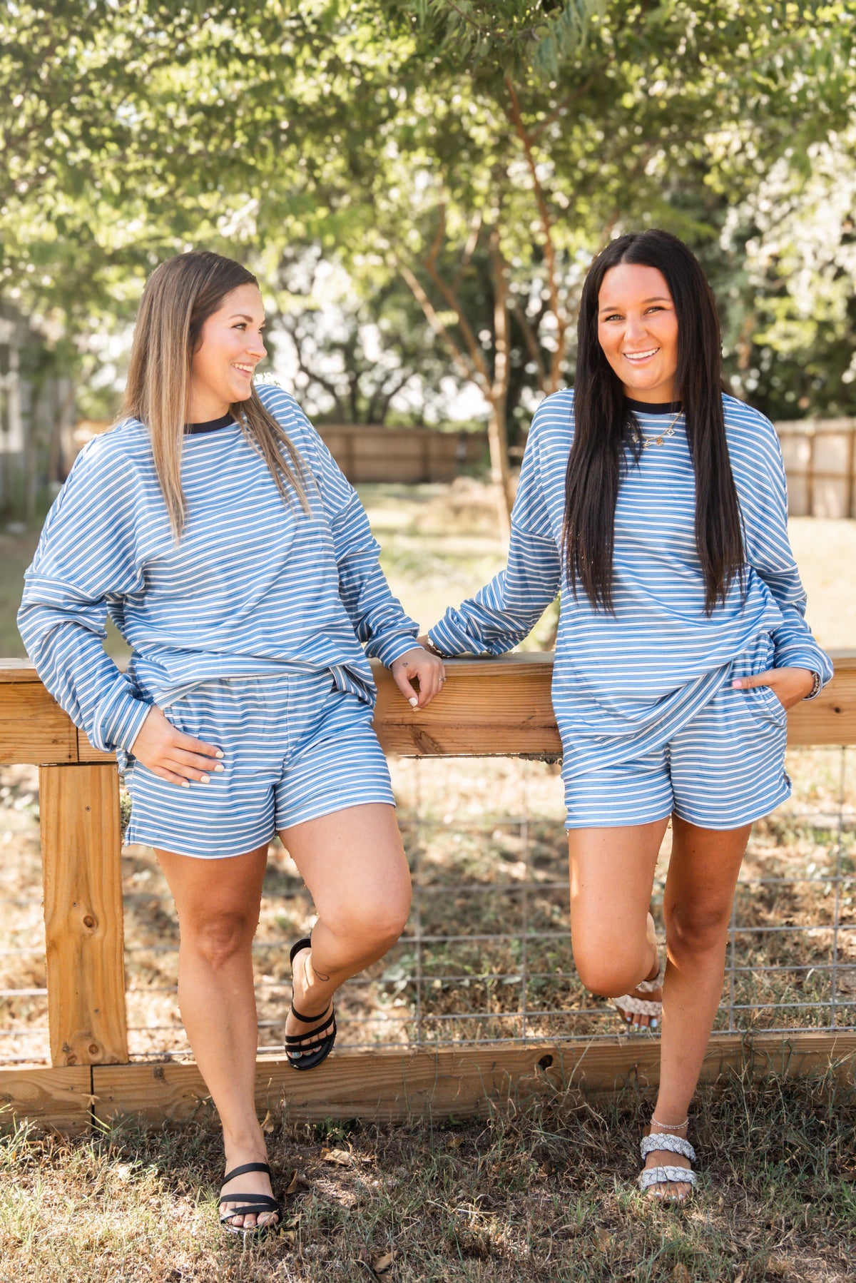 Wave Stripe Oversized Set