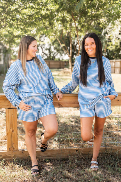 Wave Stripe Oversized Set