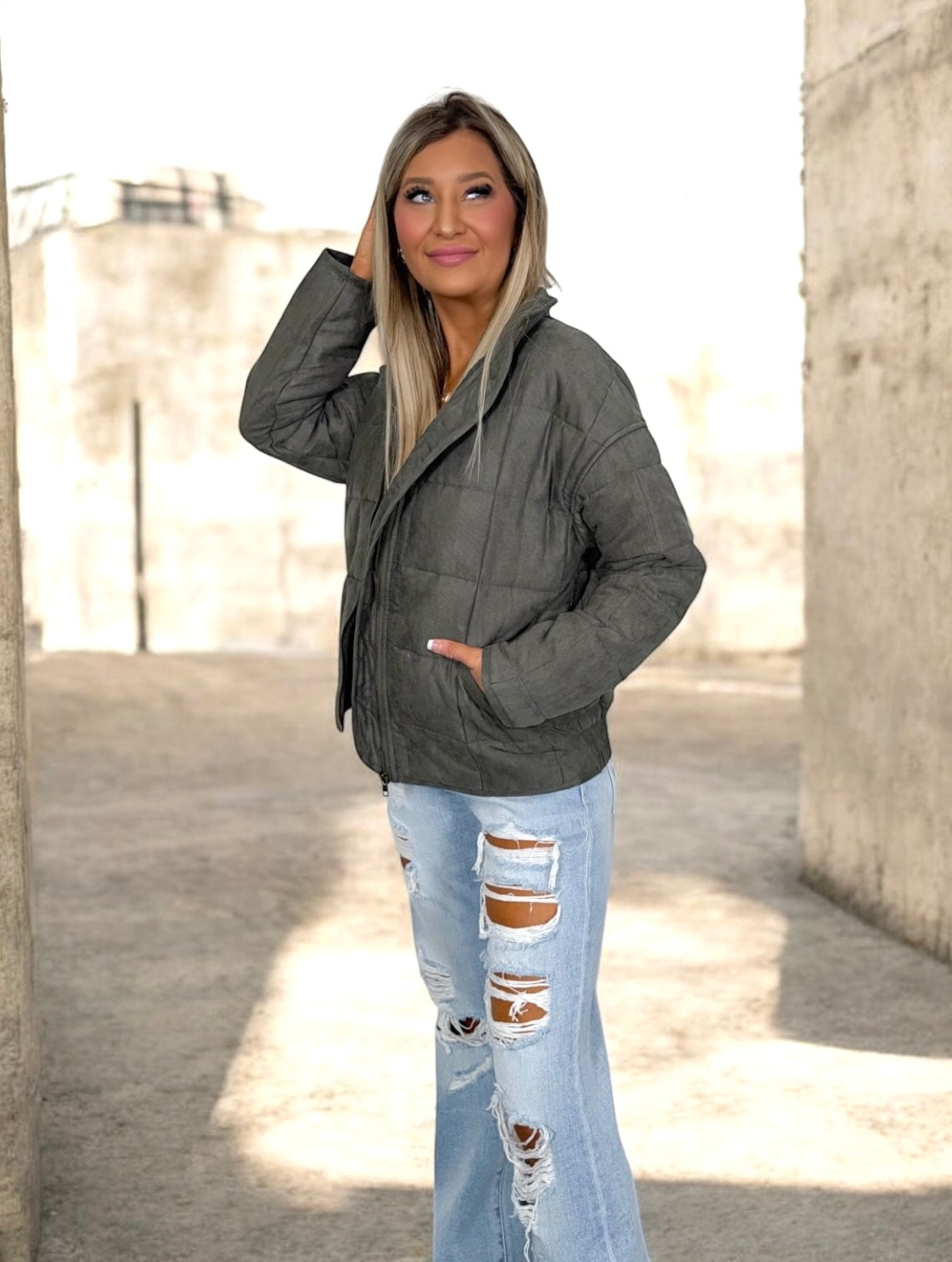 Pathfinder Quilted Zip Jacket