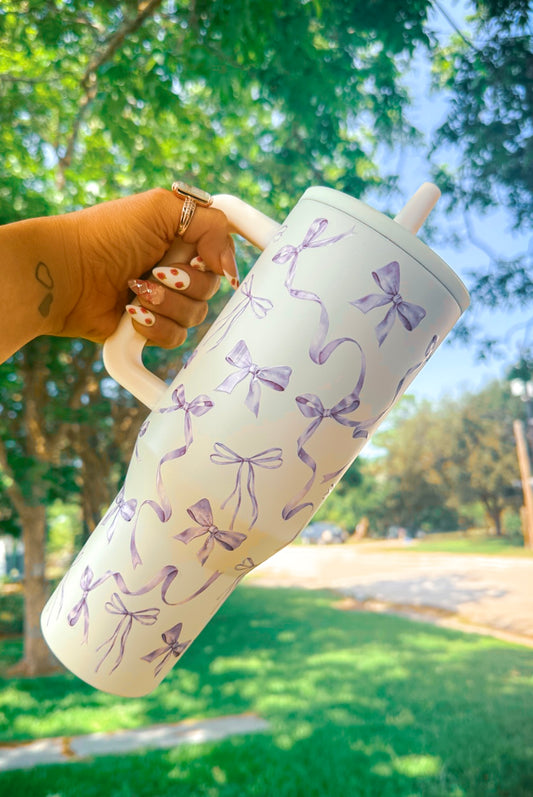 Cover Me In Bows Tumbler Cup