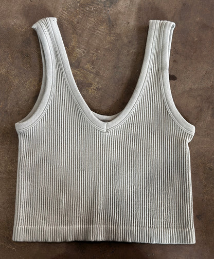 Sweetest Thing Ribbed Crop Tank