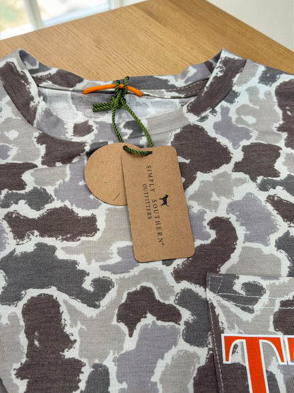 TTB Orange On Camo Graphic Tshirt