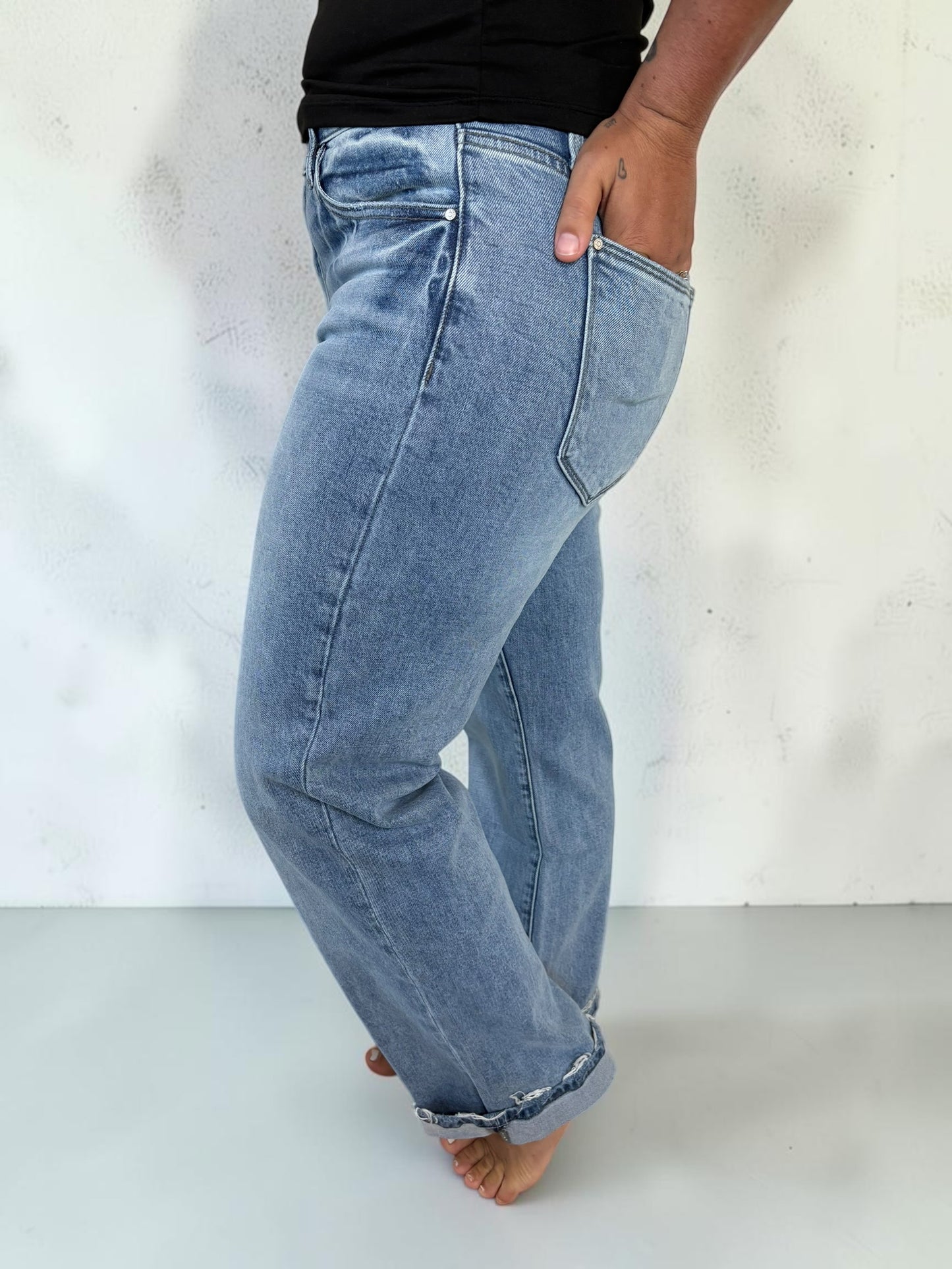 Bella Baggy Straight Leg Jeans