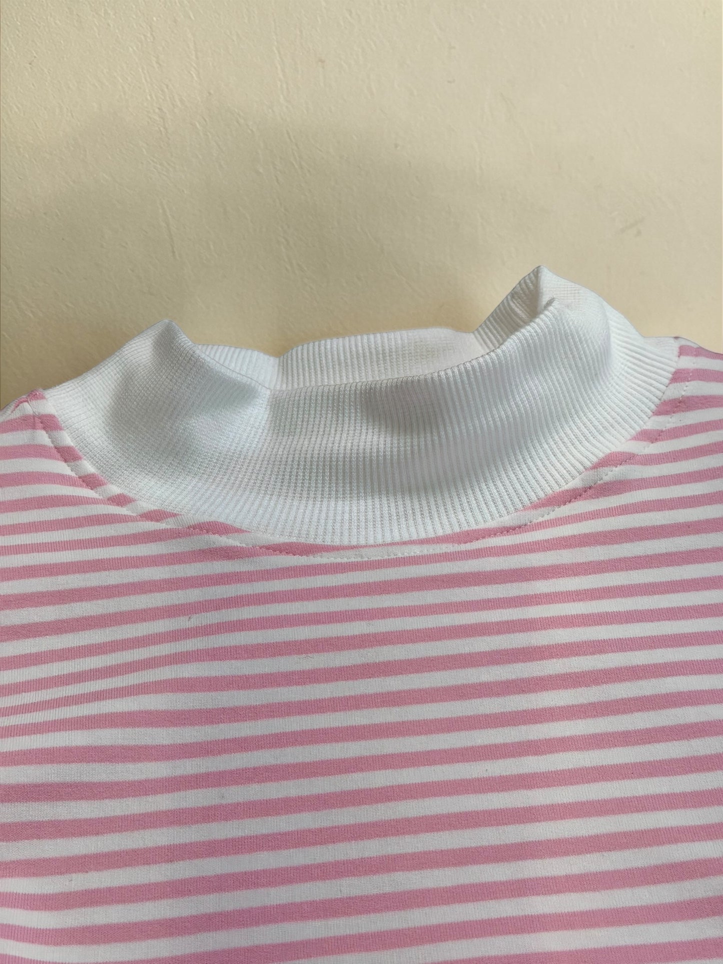 Pink Horizon Stripe Lounge Set