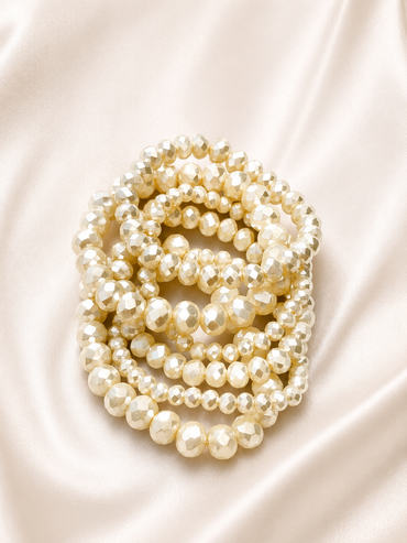 Ivory Glow Bracelet Set