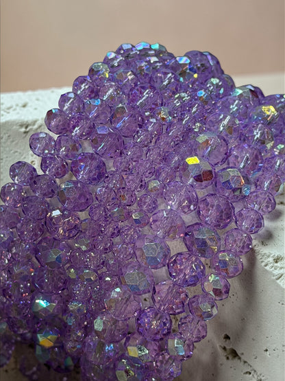 Lilac Love Bangle Bracelet Set