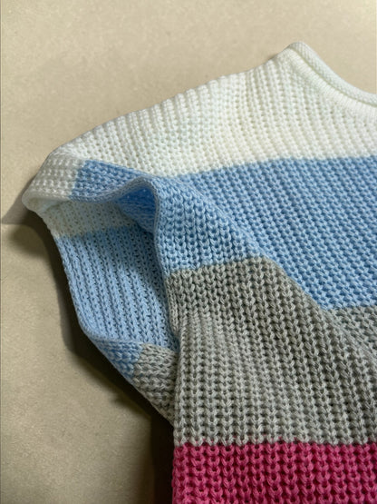 Easy Flow Striped Knit Top