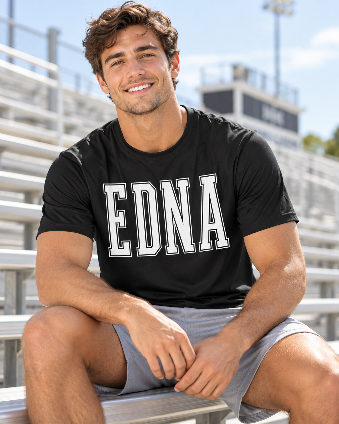 Black & White EDNA Dri-Fit Graphic Tee
