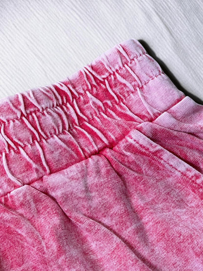 Frosted Halo Acid Wash Lounge Set