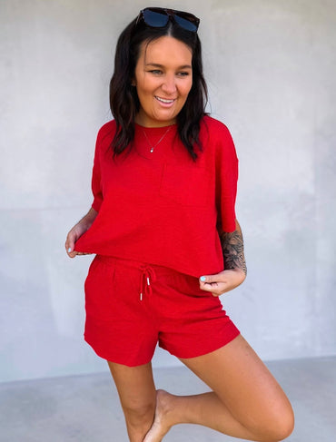 Ruby Relax Lounge Short Set