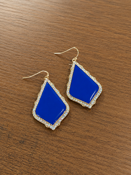 Sapphire Sway Dangle Earrings
