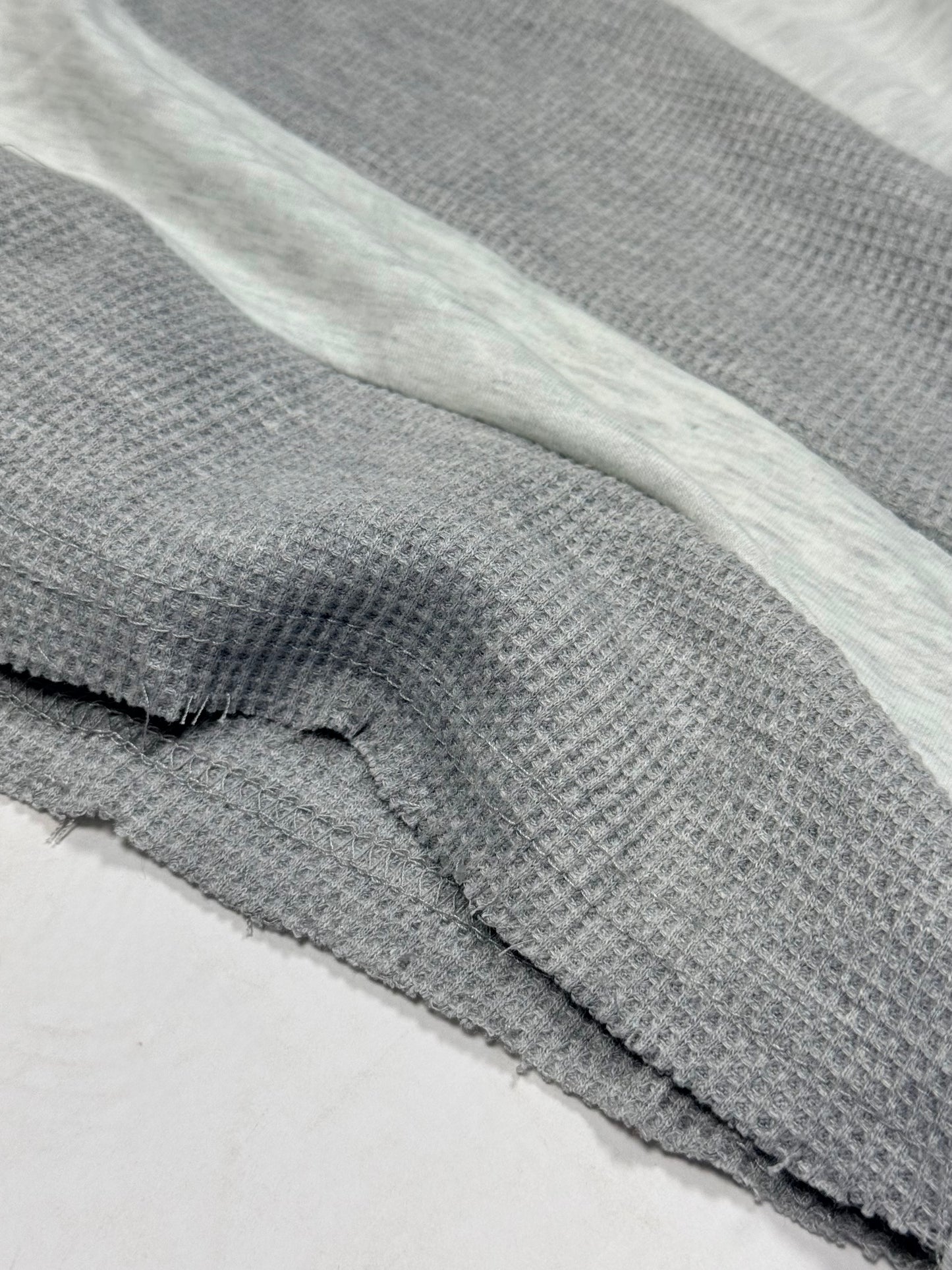 Double Take Two Toned Waffle Top