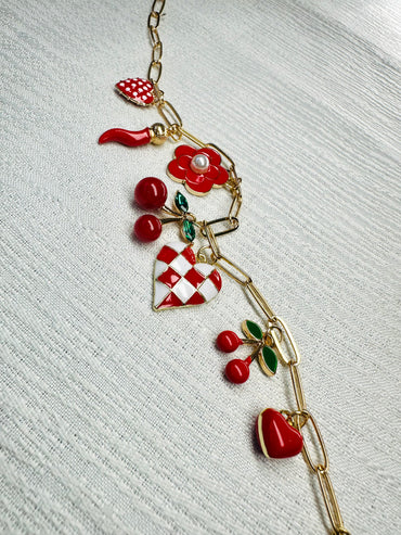 The Perfect Cherry Lovin Charm Necklace