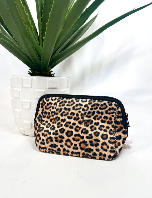 On The Prowl Leopard Travel Pouch