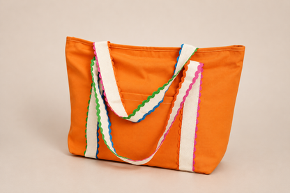 Colorful Canvas Tote Bag