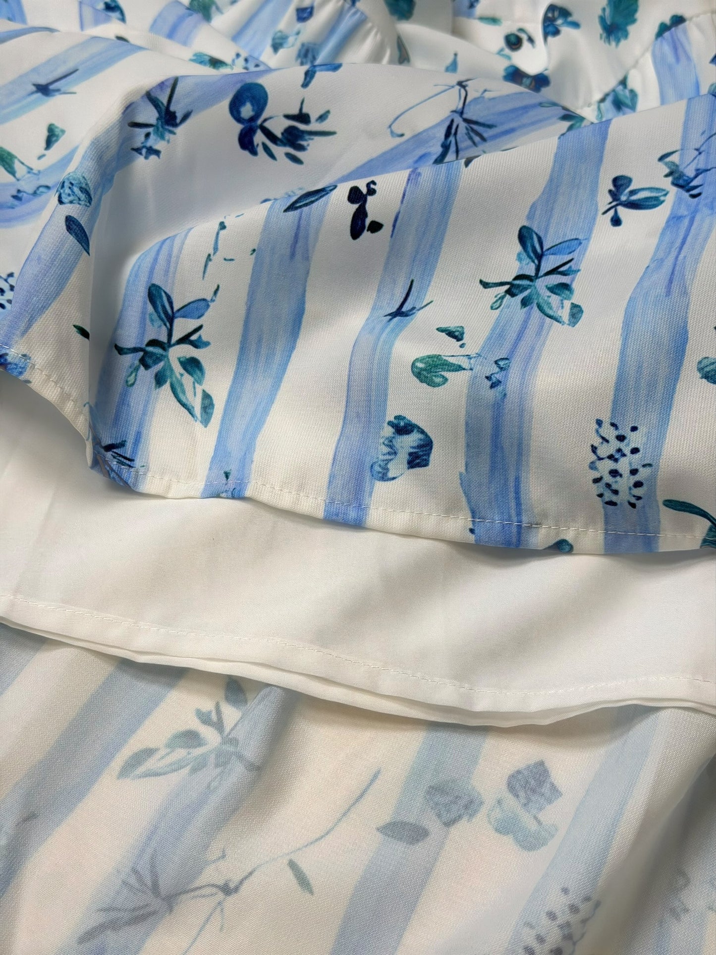 Blue Meadow Smocked Maxi Dress