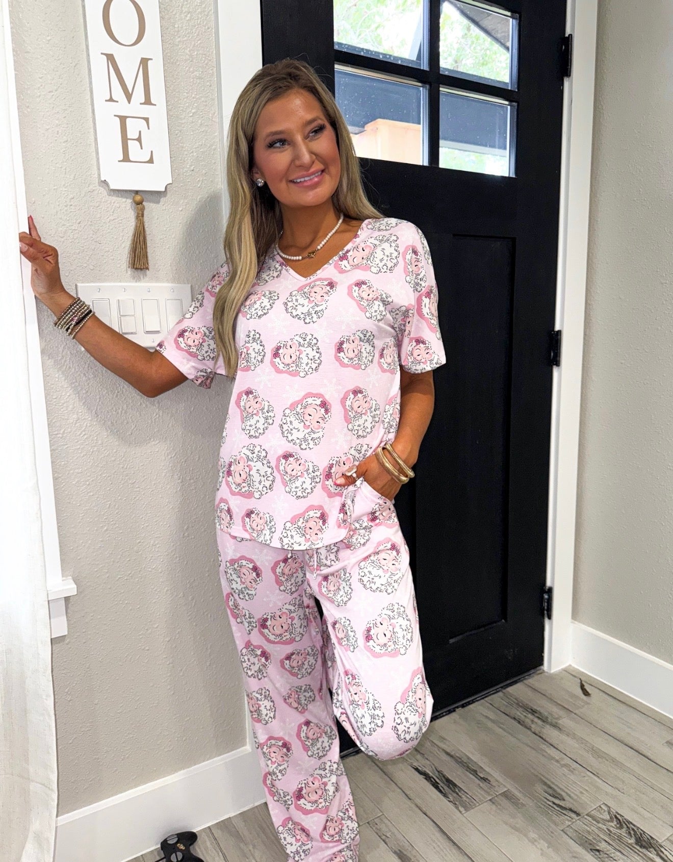 Sugarplum Santa Pant Pajama Set