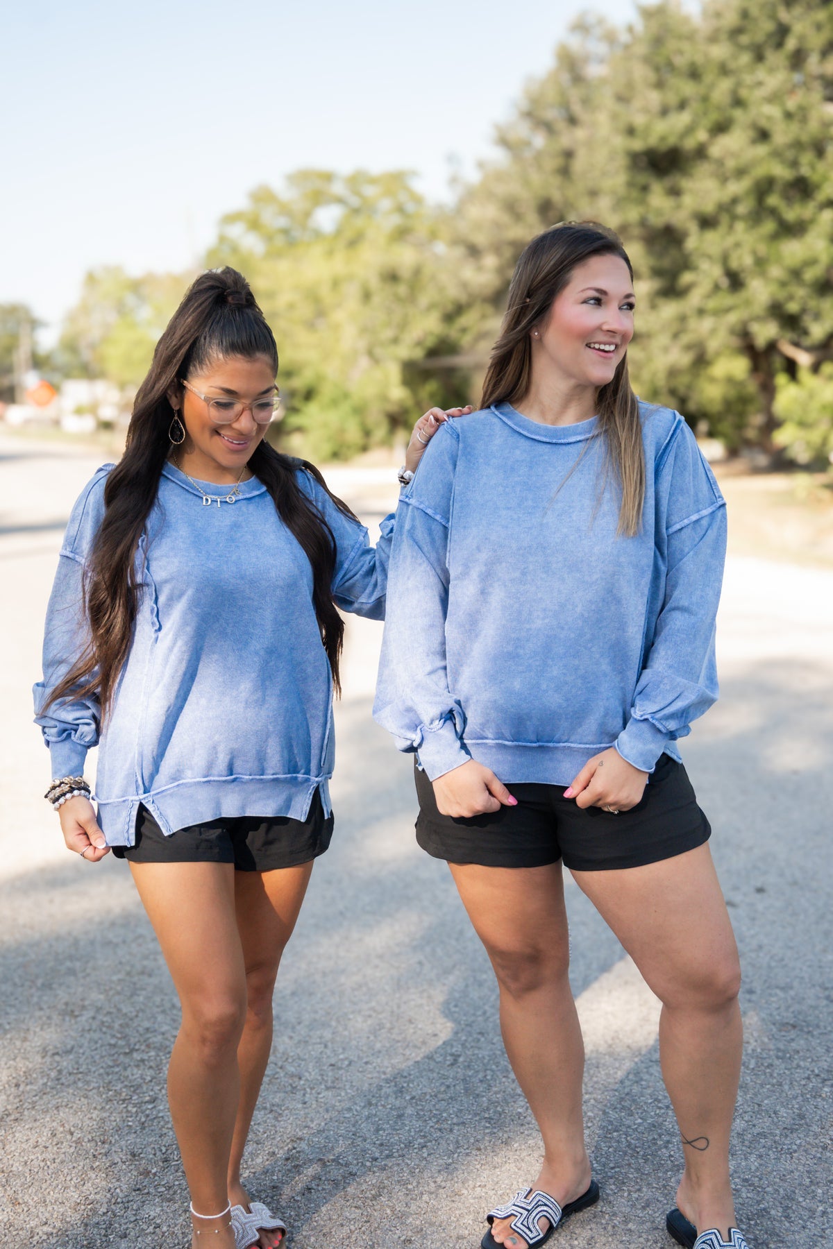 Effortless Exposed Seam Sweatshirt