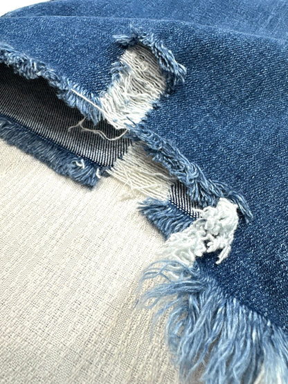 Fallon Flare Distressed Hem Denim Jeans