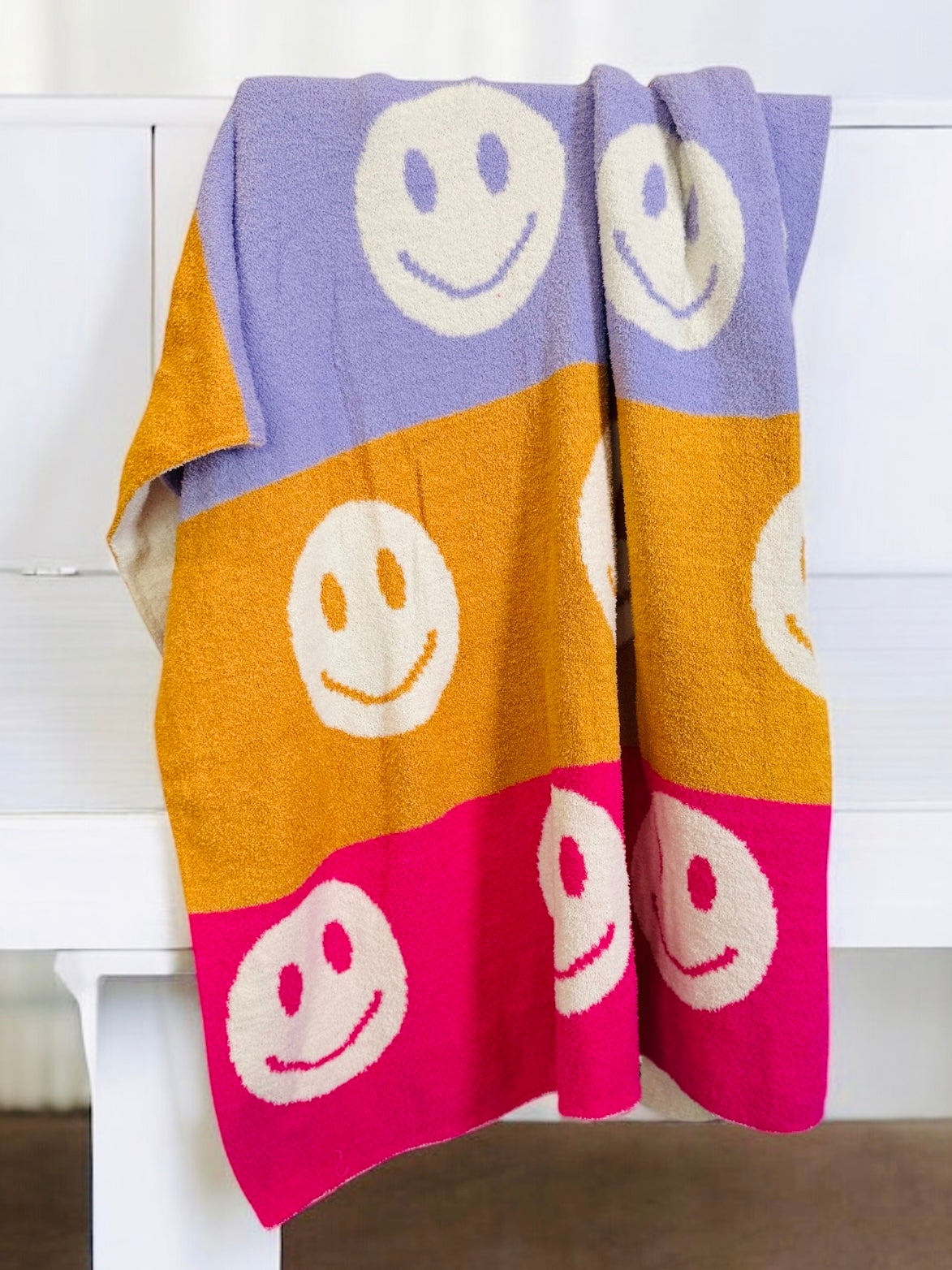 Wrap Me In A Smile Cozy Throw Blanket