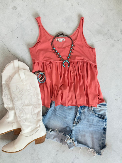Feather Flow Babydoll Tank Top