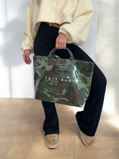 The Everyday Camo PVC Tote Bag