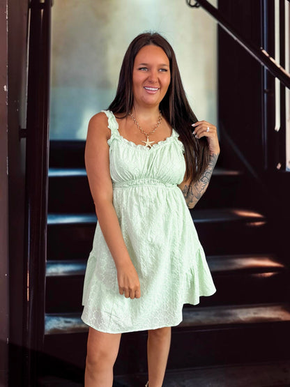 Ruffled Love Mini Dress