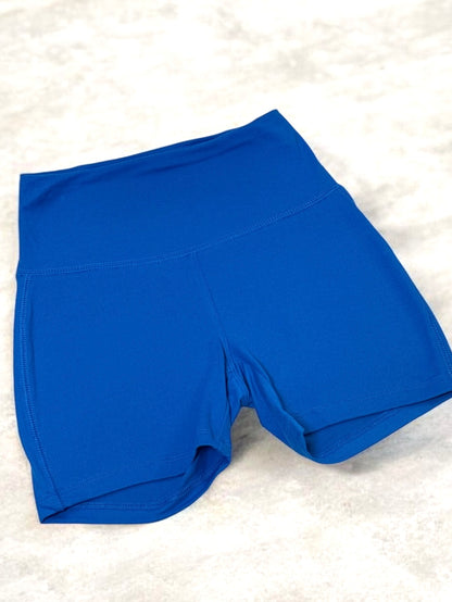 Soft Flex Wide‑Band Biker Shorts