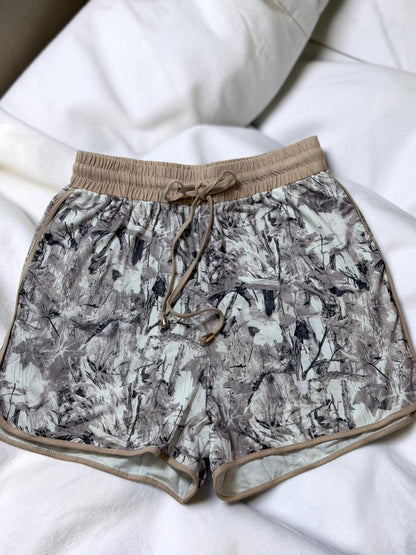 Urban Woodland Camo Drawstring Shorts