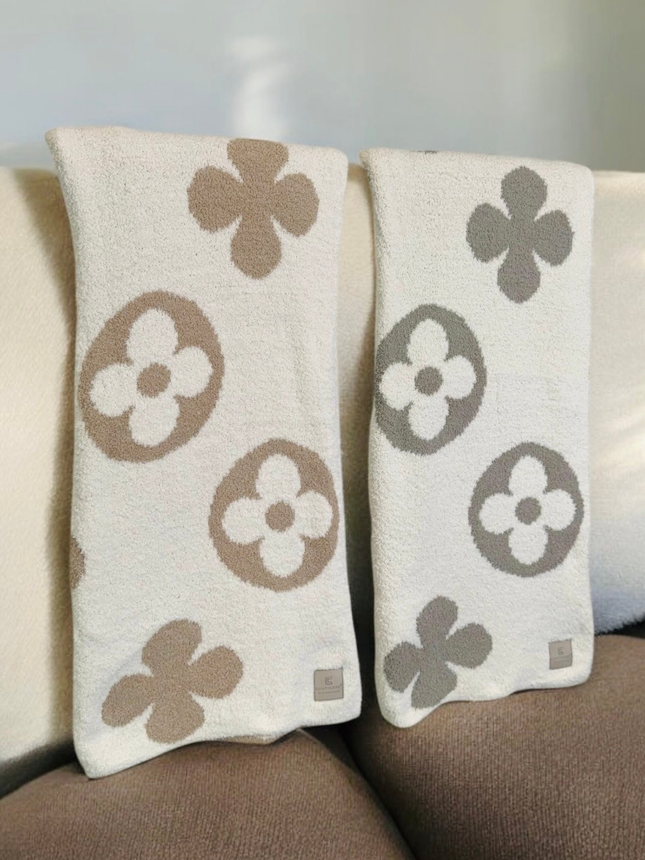 Boujee Bloom Cozy Throw Blanket