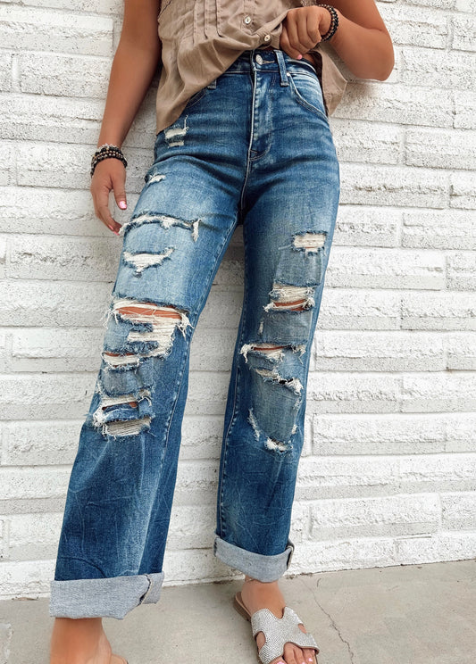 Marissa Mid Rise Mom Denim Jeans