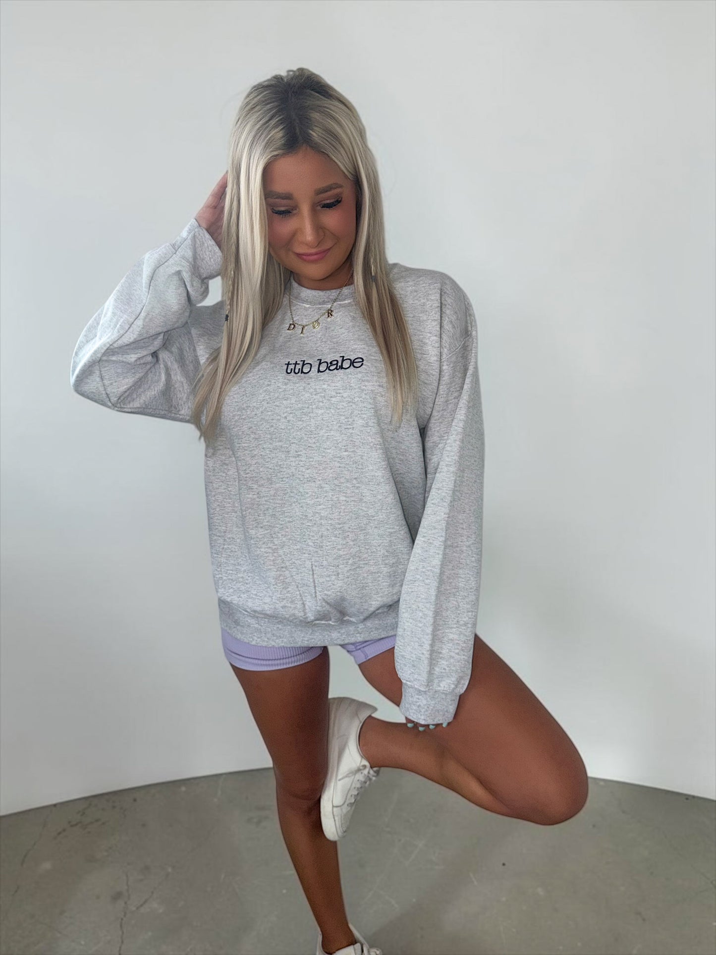 TTB Babe Embroidered Crewneck