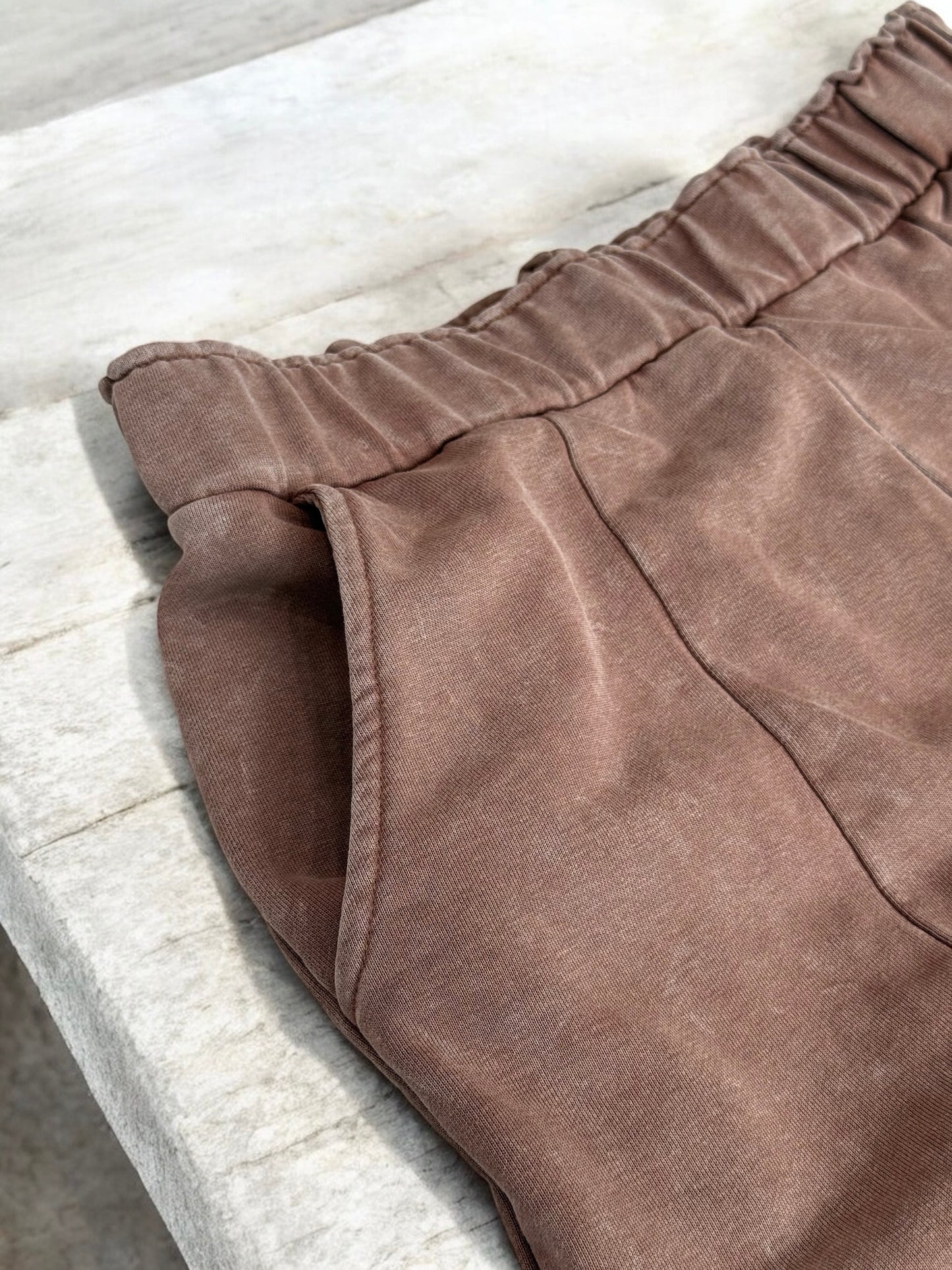 Wild Mocha Leopard Patchwork Pants