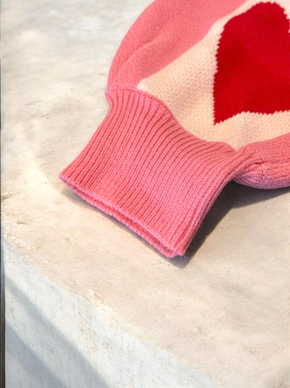 Sweetheart Love Block Pullover