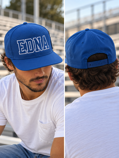 Blue EDNA Block Hat