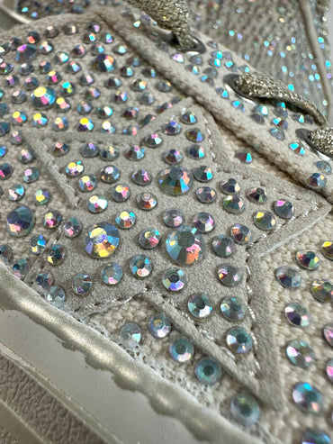 Lunden Lux Gold Rhinestone Vintage Havana Sneakers