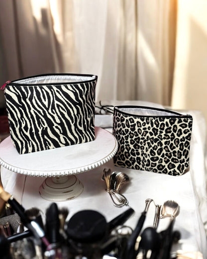Safari Chic Travel Cosmetic Pouch