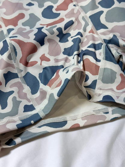 Camo Motion Biker Shorts