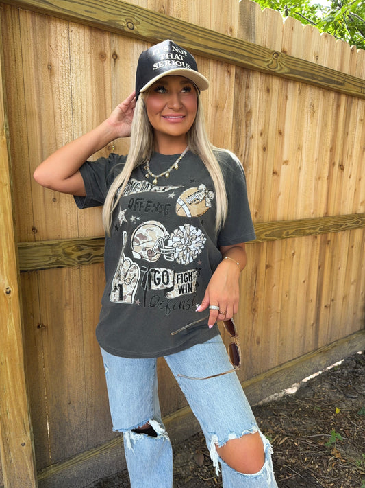 Game Day Collage Graphic T-shirt